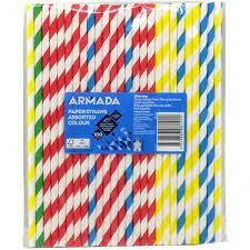 Armada Paper  Straws  100PC
