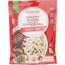 WW PastaCreamy BaconCabonara 125g