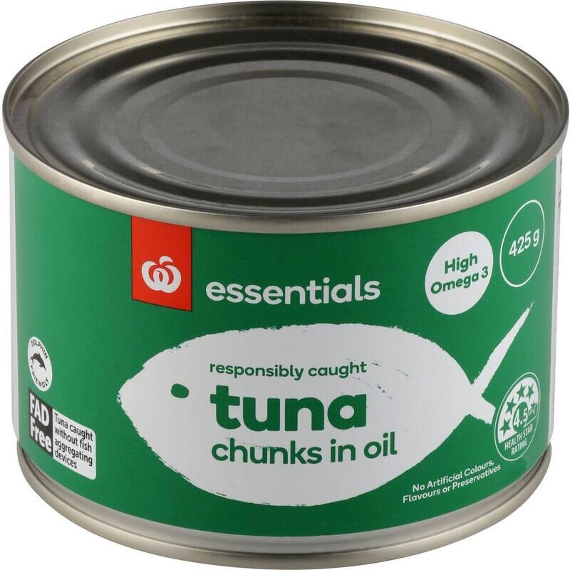 ESSENTIAL TUNA IN OIL 425g