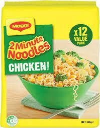 MAGGI NOODLE2MIN CHICKEN12PK 864