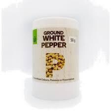 WHITE PEPPER GROUND 50G