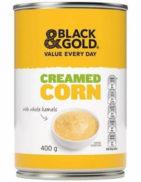 B/Gold Corn Creamed 400gm