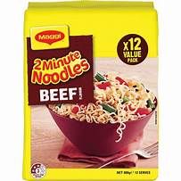 MAGGI NOODLE2MIN BEEF12PK