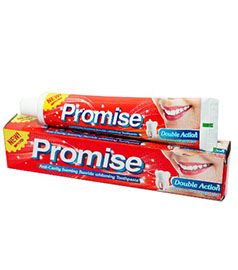 PROMISE foaming fluoride whitening toothpaste 120g