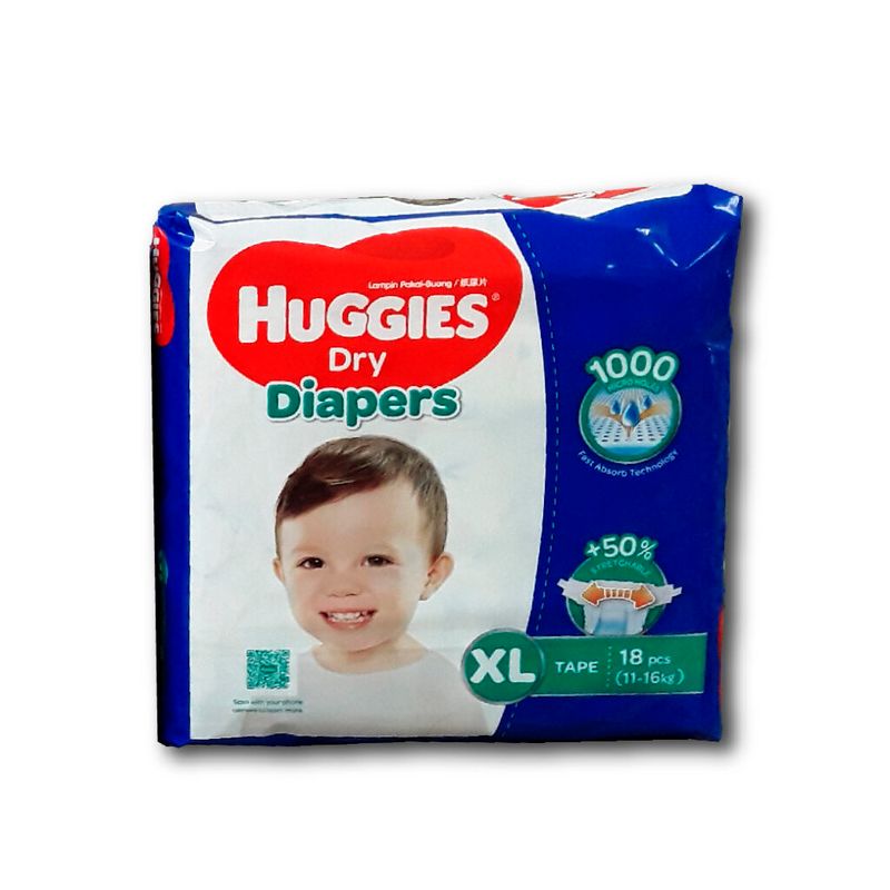 Huggies dry diaper XL