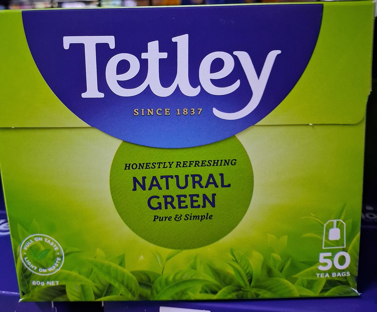 Tetley Natural Green Tea 60g