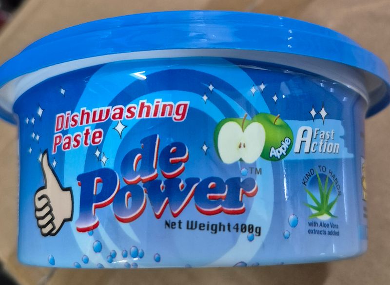 D/Pwr Dish Wash Paste - Apple 400g