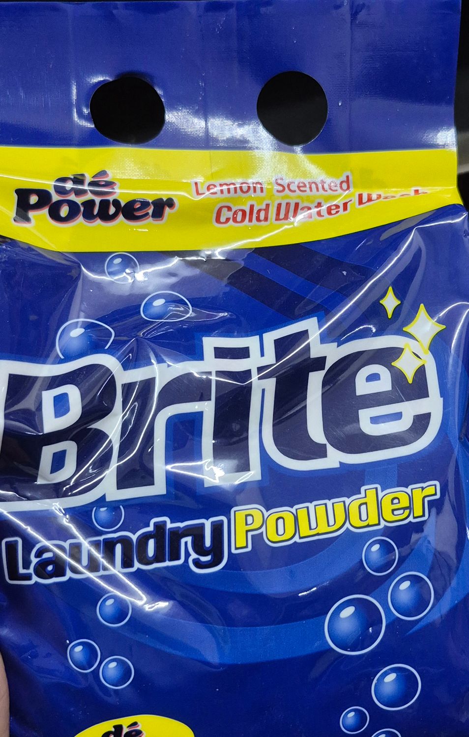 Laundry powder BRITE LEMON 500G