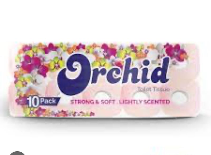Orchid toilet paper