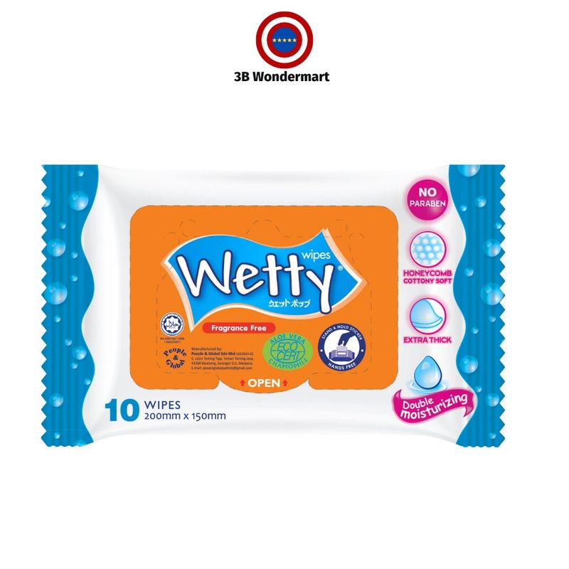 Wetty Fragrance Free 30s