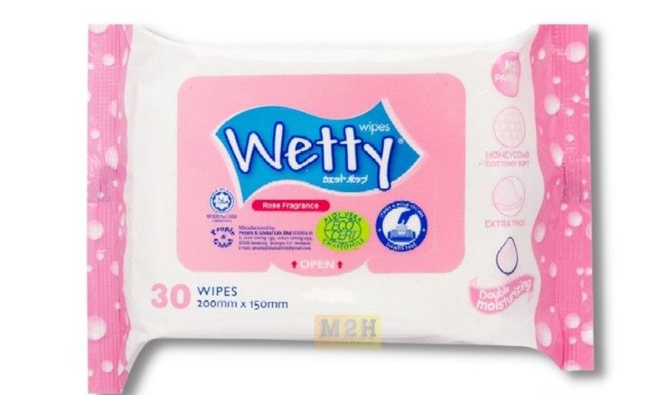Wetty Wipes 80s Rose Fragrance