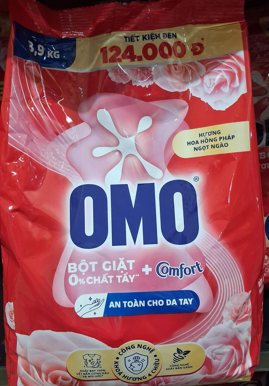OMO Powder Comfortscented oils 3.9kg