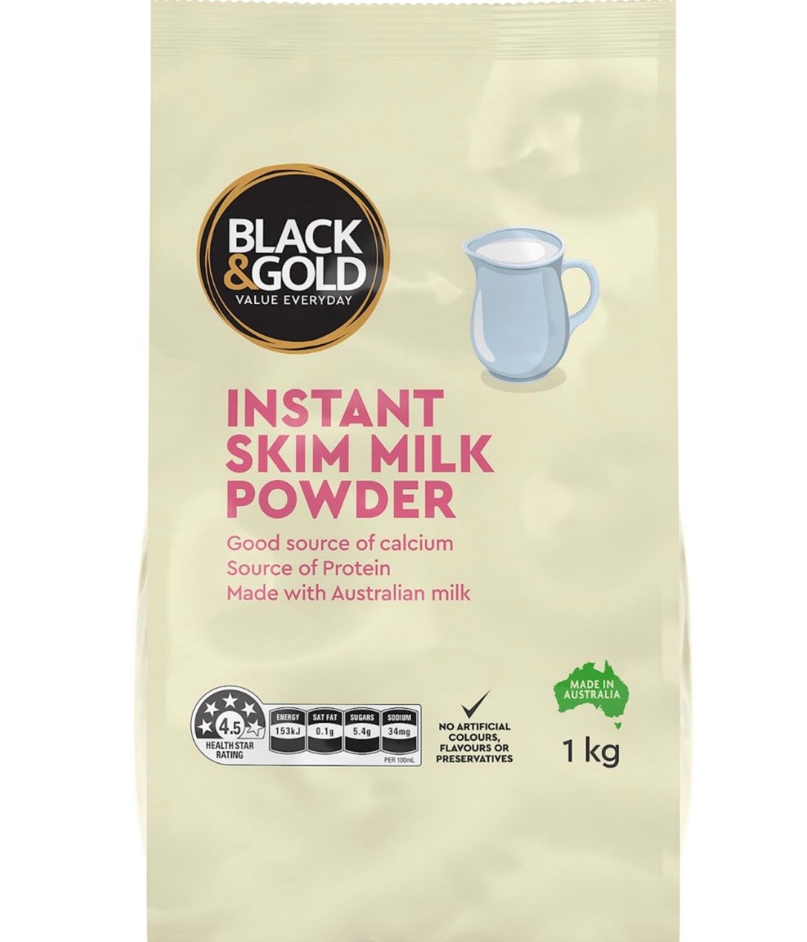 Instant skim milk powder 1kg