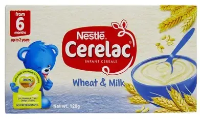 nestle cerelac wheat &amp; milk 120g (From 6 months up to 2 years)