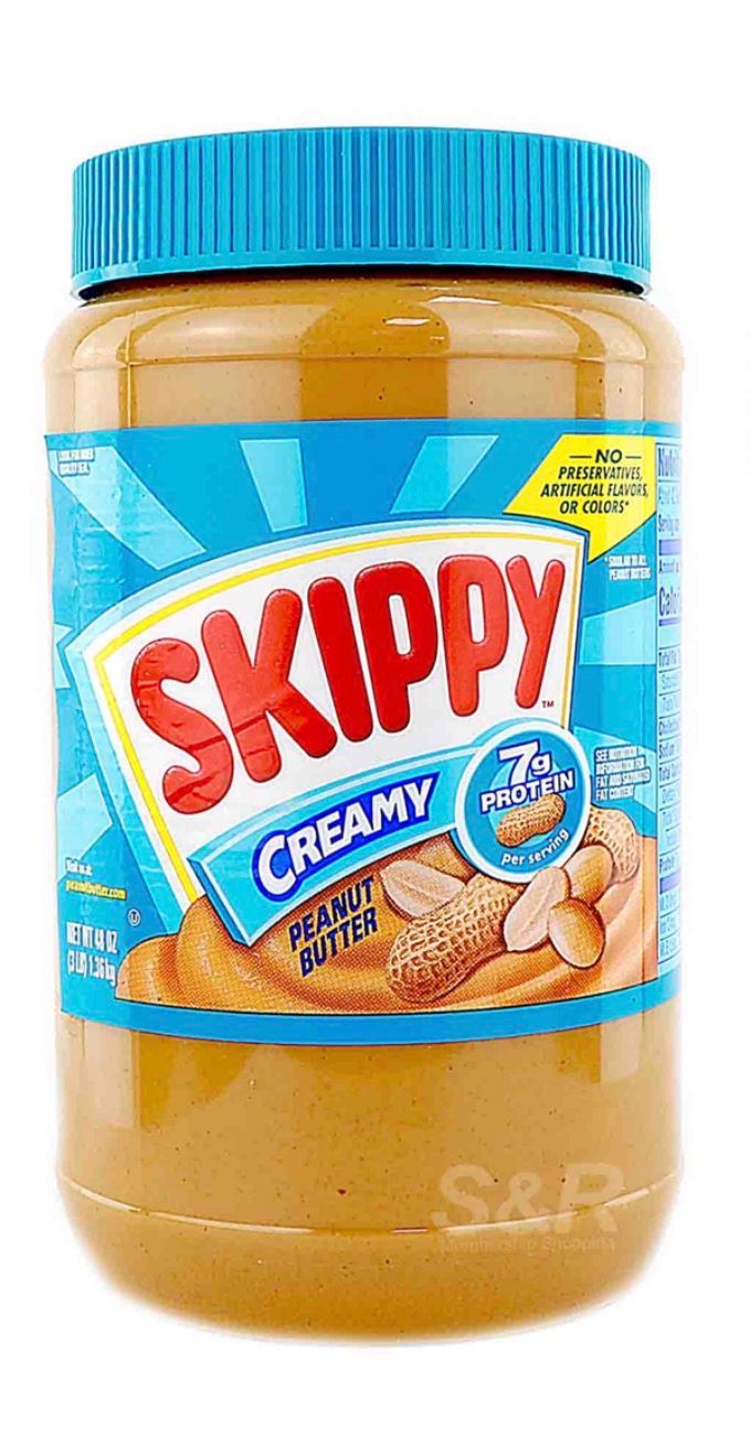 Skippy creamy peanut butter 7.6g
