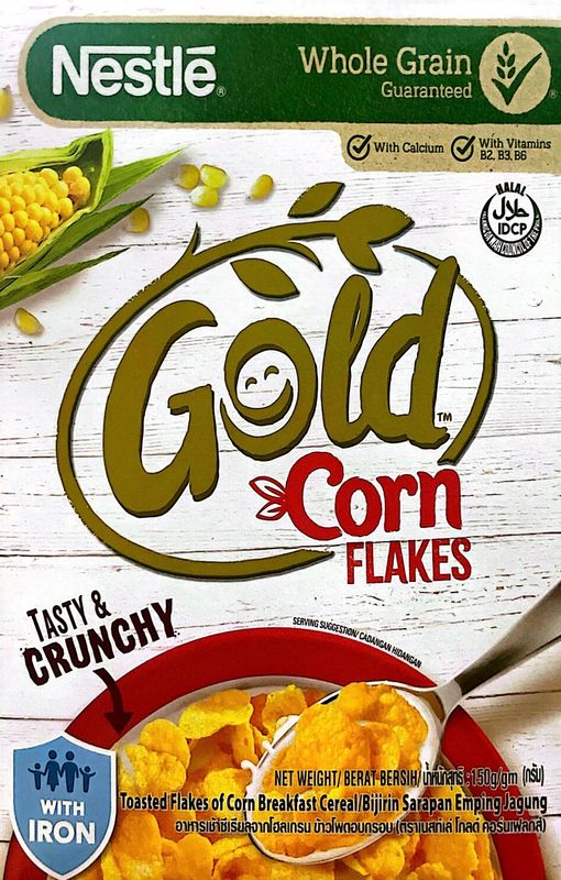 Gold corn flakes