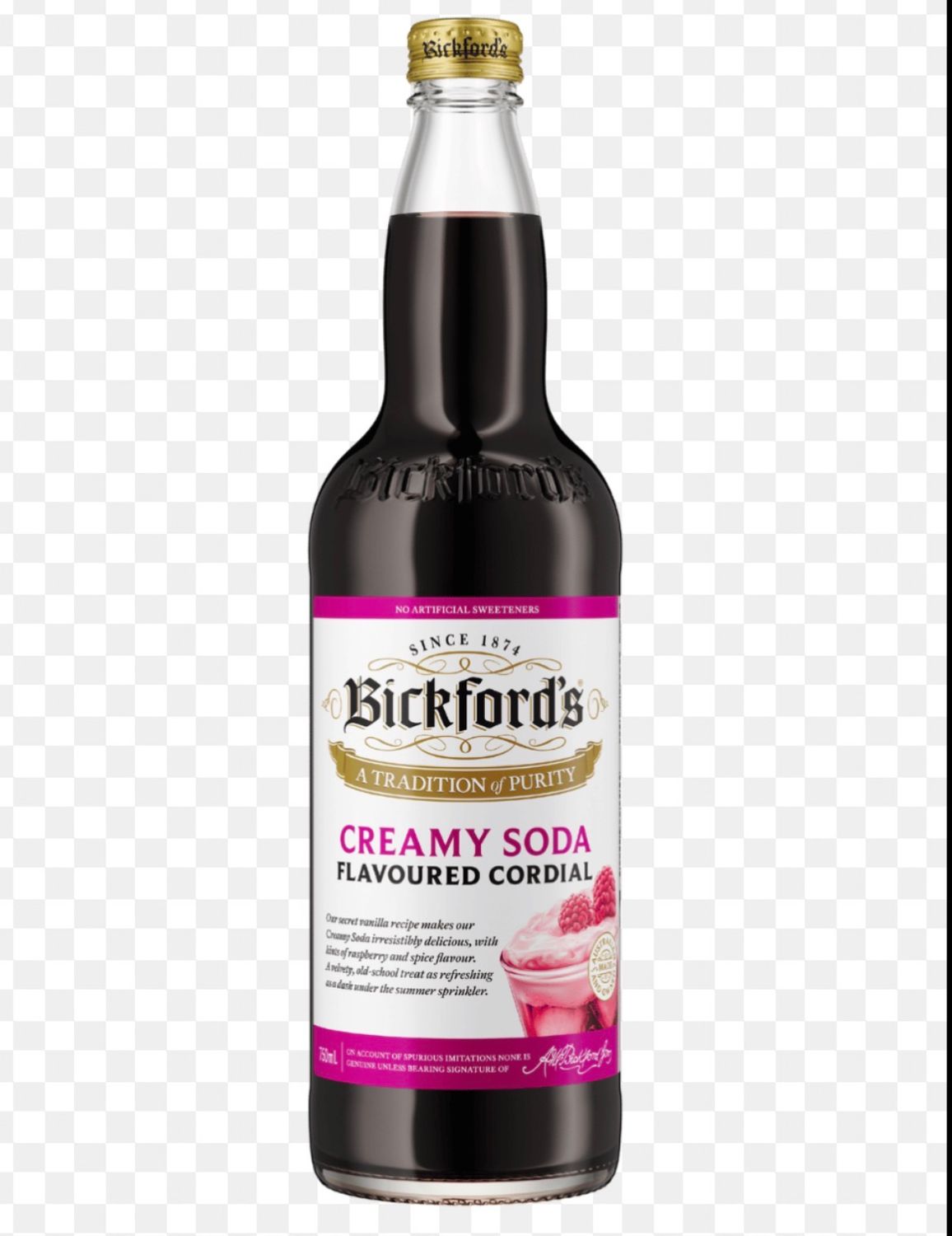 Creamy Soda Cordial 750ml