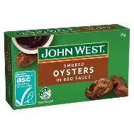John West Smoked oysters in BBQ sauce 85g