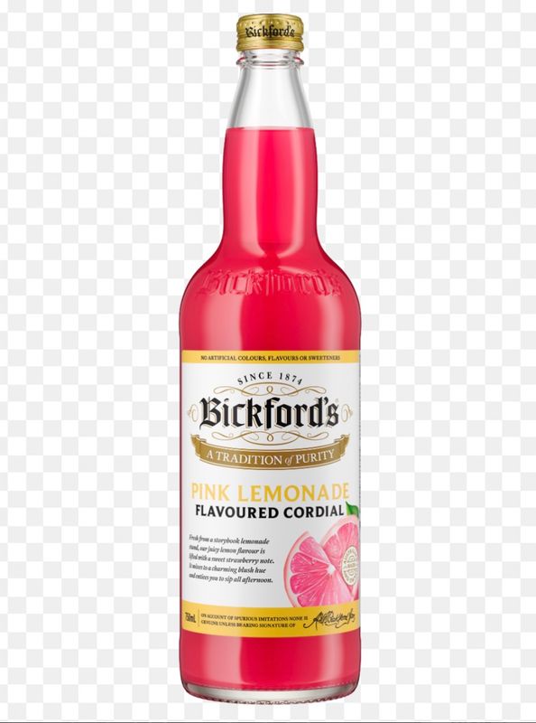 Bickford’s Pink Lemonade 750ml