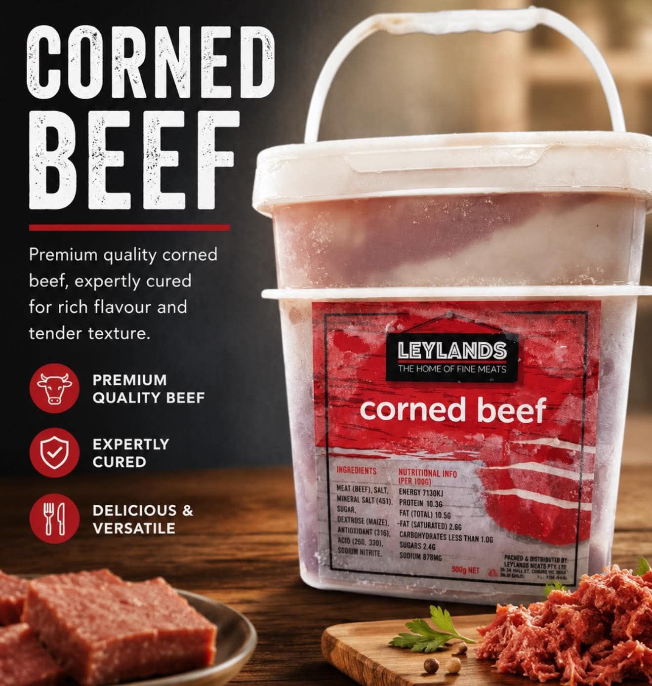 Corned Beef Brisket 4kg (Burok)