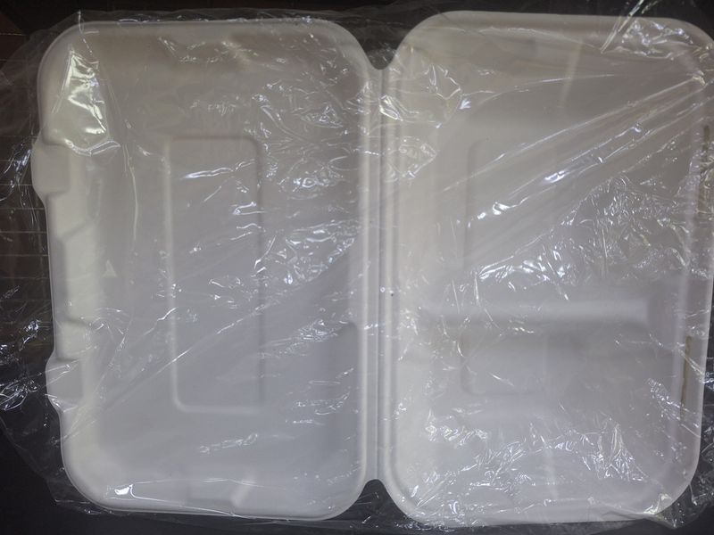 Takeaway Container 2 Compartment  medium 50pc