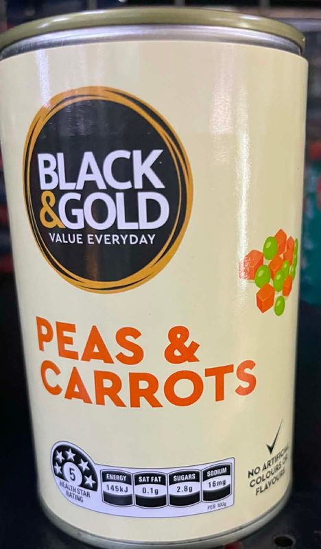 Peas and carrots