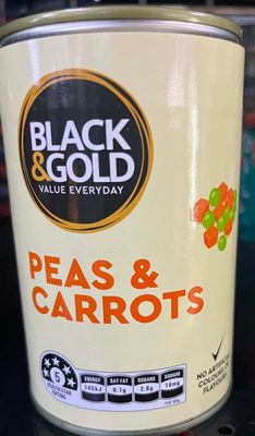 Peas and carrots