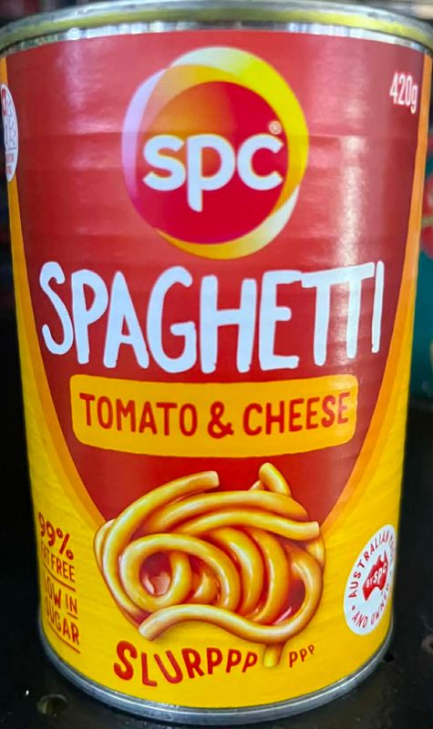 Spaghetti Tomato and cheese