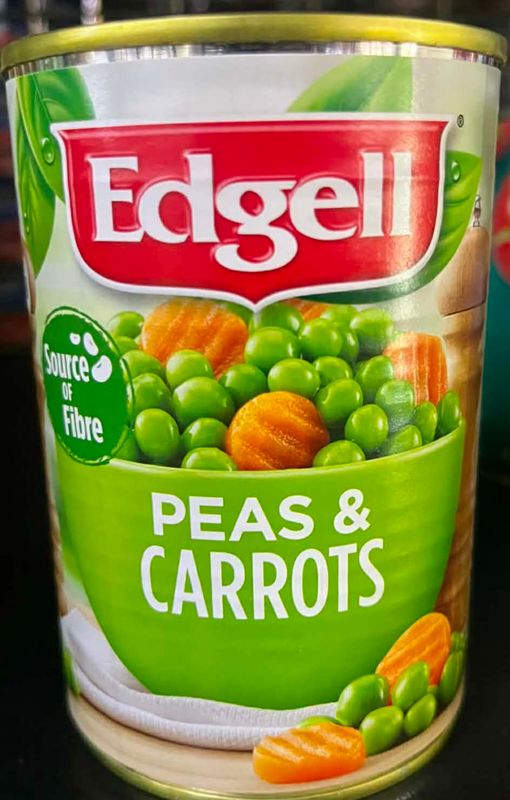 Peas and carrots