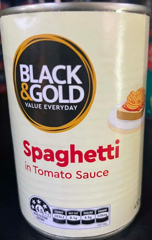 B&amp;G Spaghetti in tomato sauce