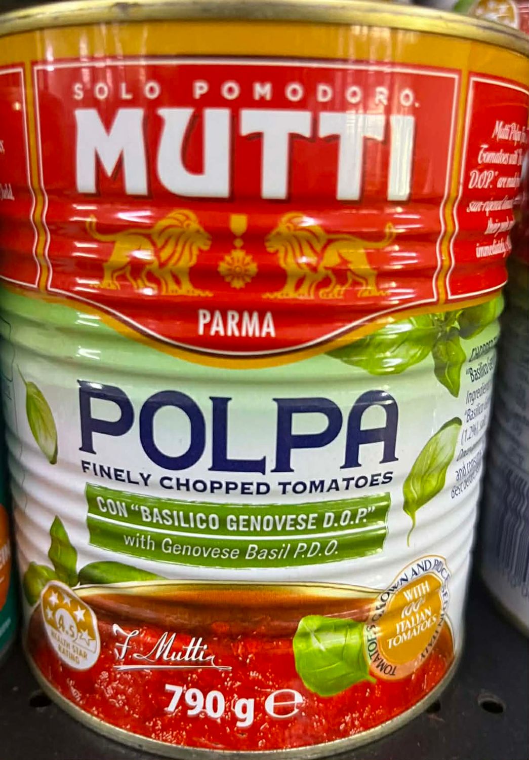 Polpa finely chopped tomatoes 790g