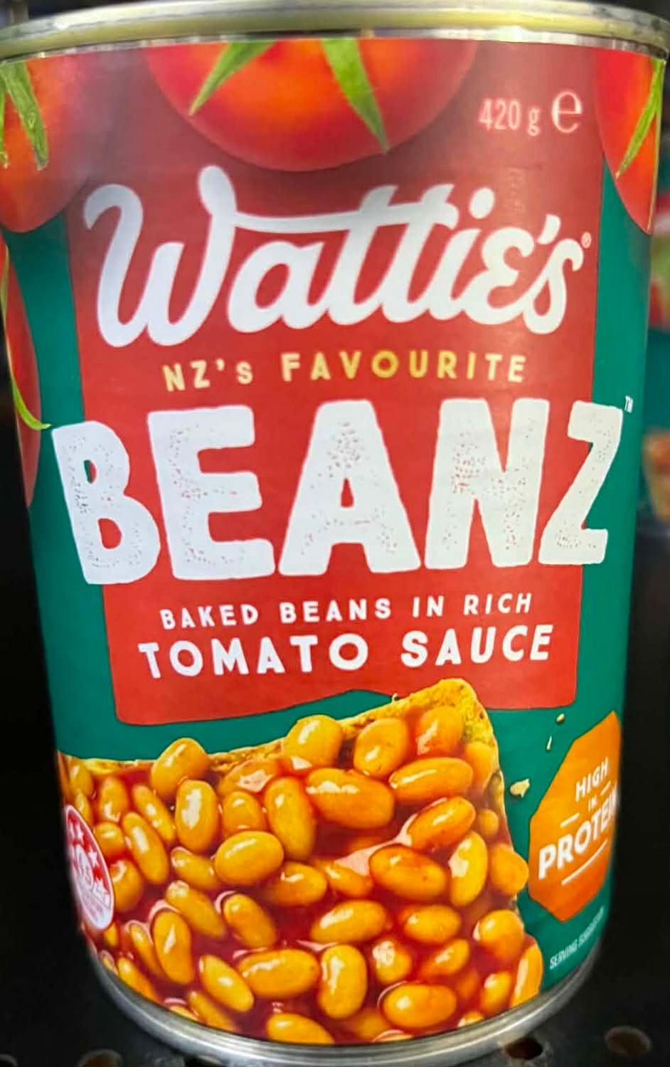 Baked beans in rich tomato sauce 420g