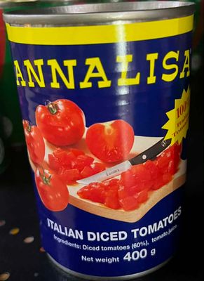 ANNALISA Italian diced tomatoes 400g
