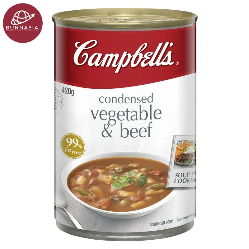 CAMPBELLS Condensed vegetable &amp; beef 420g