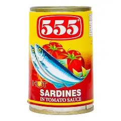 HOT SARDINES in Tomato sauce 155g