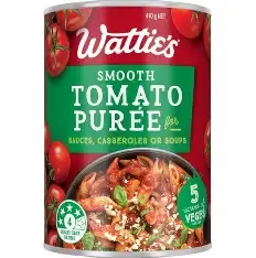 WATTIES Smooth Tomato Puree 410g