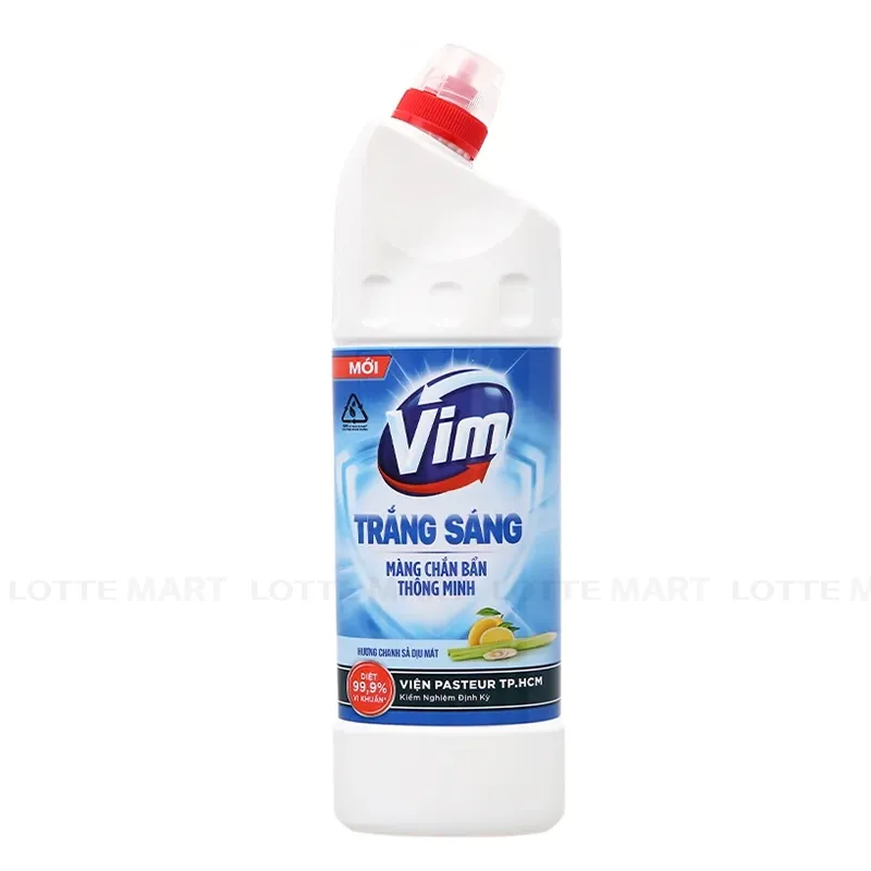 Vim Toilet Cleaner Bright &amp; White Lemongrass Lemon 870ml