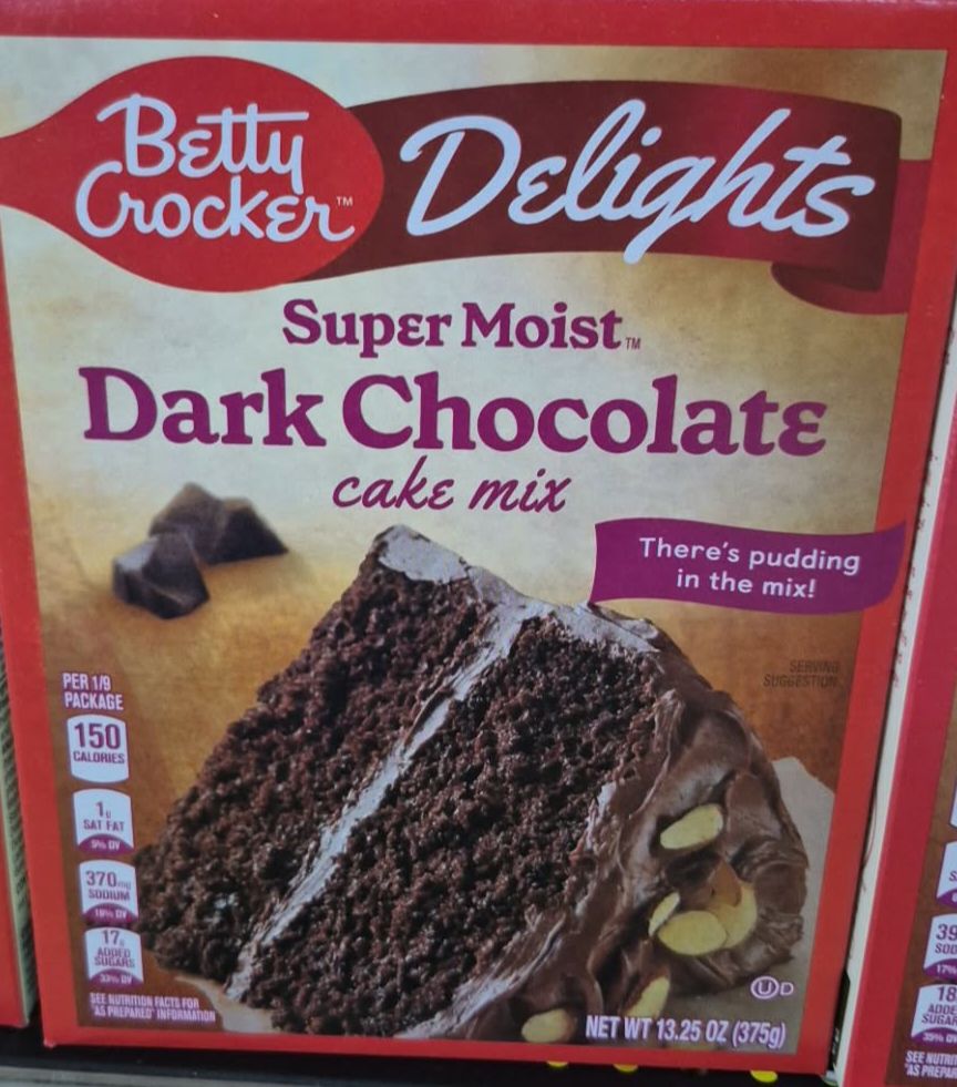 Dark chocolate cake