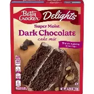 BETTY CROCKER Super Moist Cake Mix Dark Chocolate