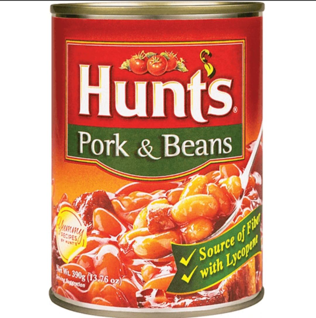 Hunts Pork &amp; Beans 390g