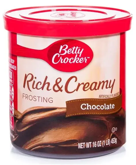 Betty Crockers Rich &amp; Creamy Frosting Chocolate 453g