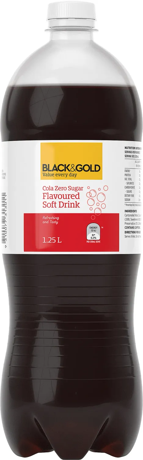 B/G Cola ZerO Sugar Soft Drink 1.25L