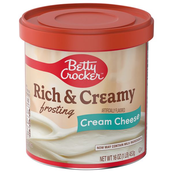 Betty Crockers Rich &amp; Creamy Frosting Cream and Cheese 453g