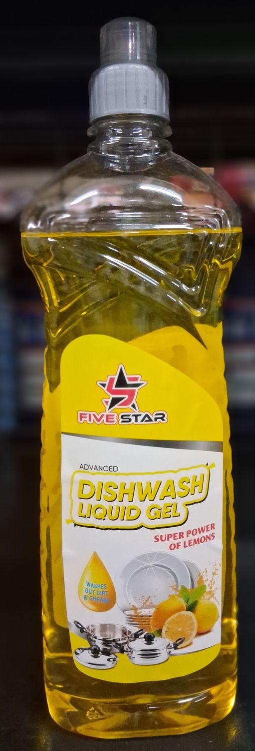 Five Star Dishwash Liquid Lemon
