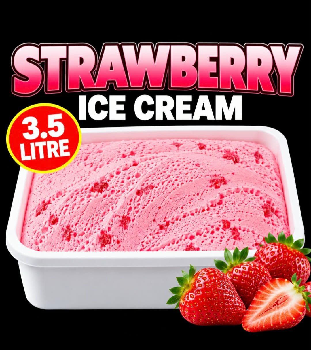 Strawberry ice cream