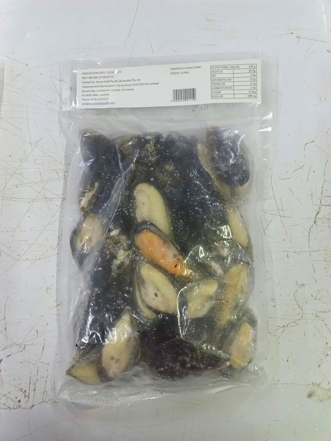 Smart Chef Frozen Half Shell Mussel