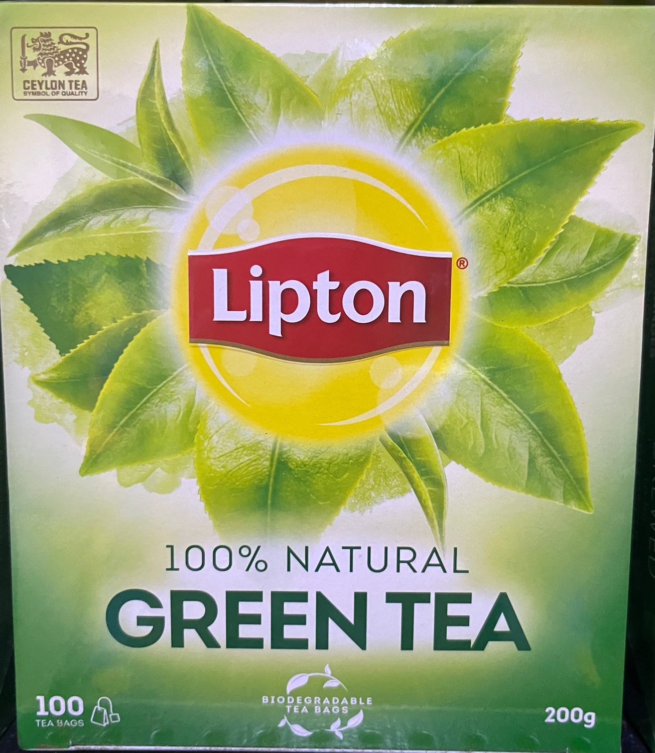 Lipton Green Tea 100Bags 200g