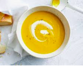 Tania&#39;s Pumpkin Soup Surprise with Croutons
(V, GF)