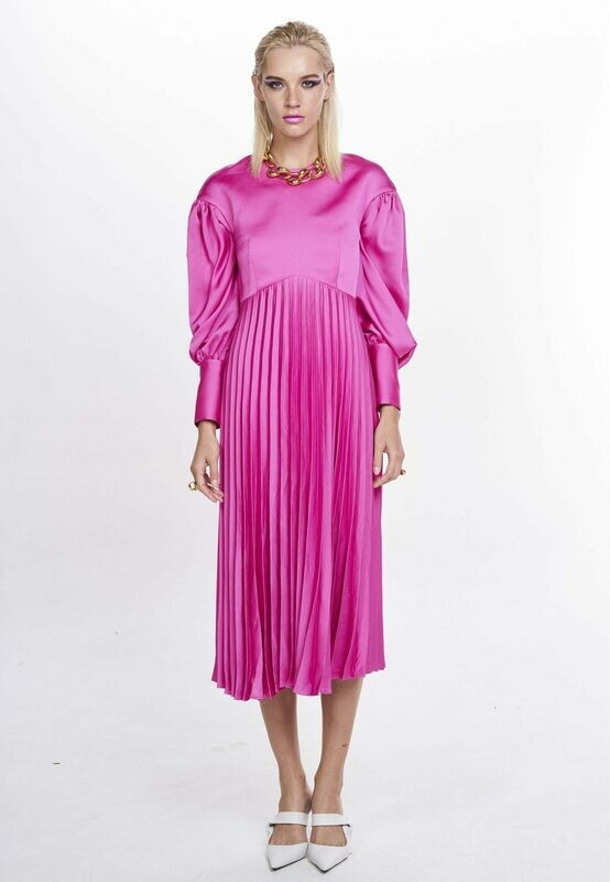 FLORINDA DRESS (Cerise)