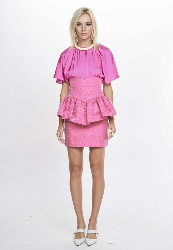 GRACE DRESS (Cerise) - Available 30 days from Order